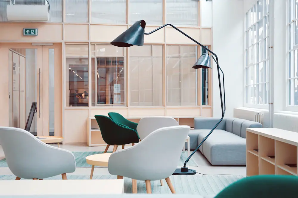Modern office workspace representing a branch location