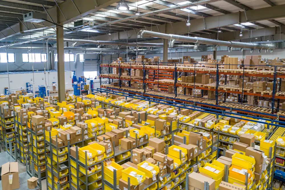 Organized warehouse inventory